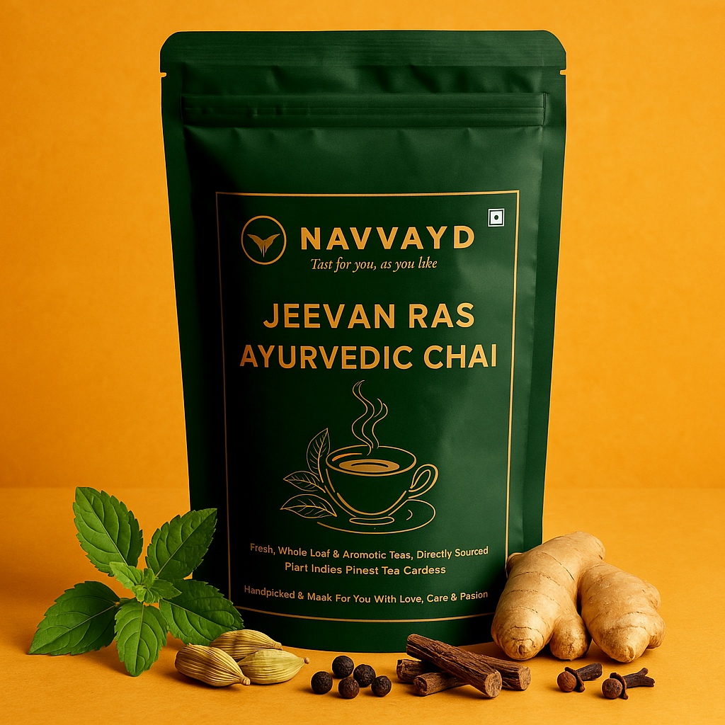 Navvayd Jeevan Ras Ayurvedic Chai - Veeha Foods