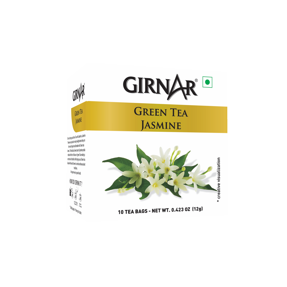 Girnar Green Tea Bags - Jasmine