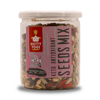 Nutty Yogi Fitness Trail Mix (Fruit & Nut Trail Mix, Keto Superseeds Mix, Sriracha Nut Mix) 450g