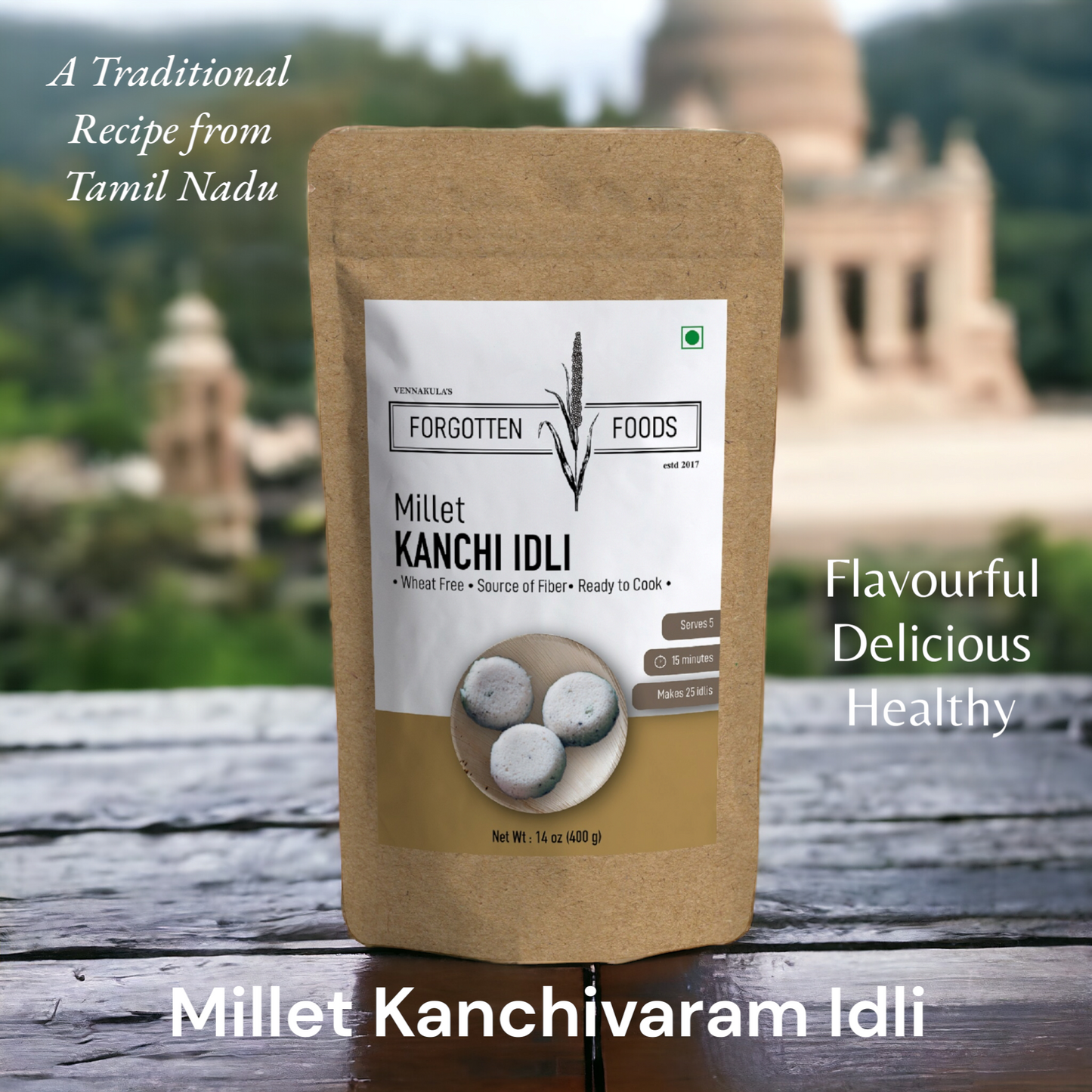 FORGOTTEN FOODS Instant Millet Idli Batter Combo - Kanchi idly and Soft Idly