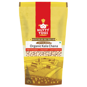 Nutty Yogi Organic Kala Chana 500 gm