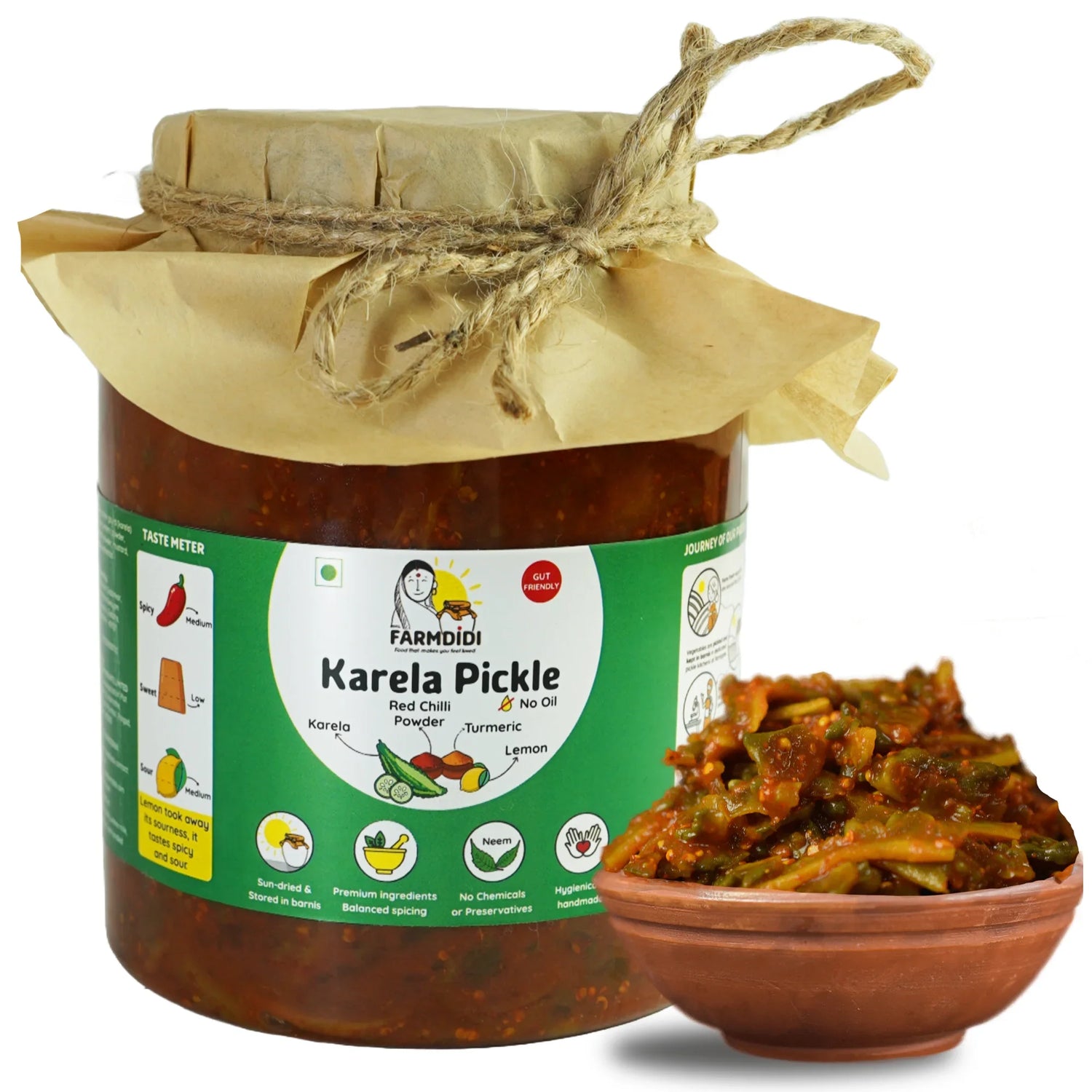 Bitter Gourd Pickle | Karela ka Achar