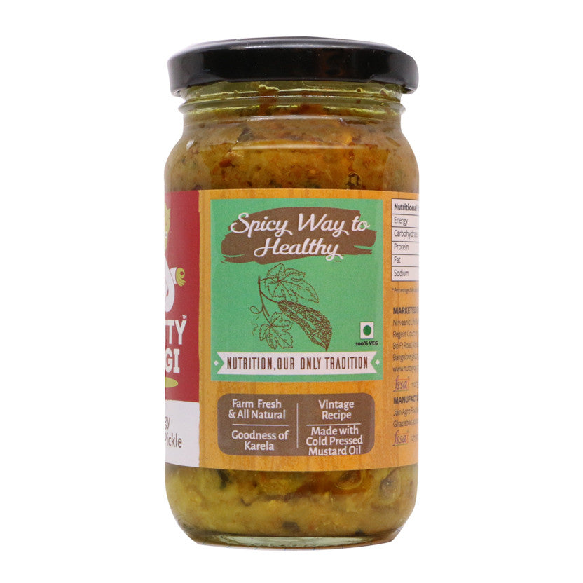 Nutty Yogi Tangy Karela Pickle 200g