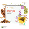 Teabox Kashmiri Kahwa Saffron Kesar Green - Teabag