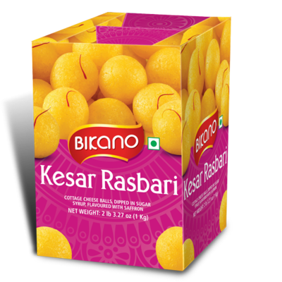 Bikanerwala Bikano Kesar Rasbhari - 1 kg