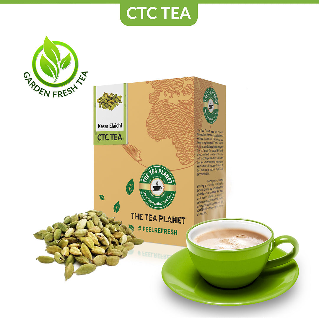 Kesar Elaichi Flavored CTC Tea