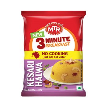 MTR 3 Minute Kesari Halwa Pouch 60 g