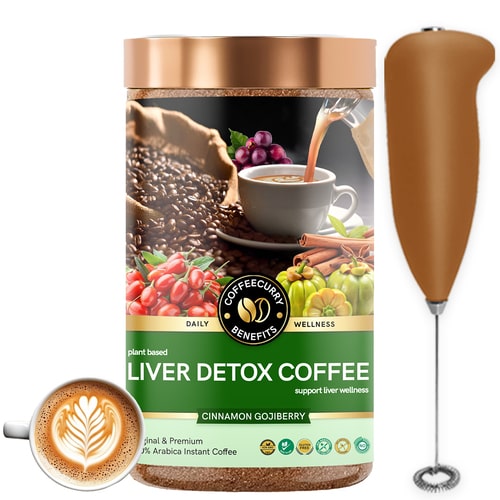 Liver Detox Coffee – Best Coffee for Fatty Liver, Liver Health & Natural Detox for Liver Wellness & Colon Cleanse