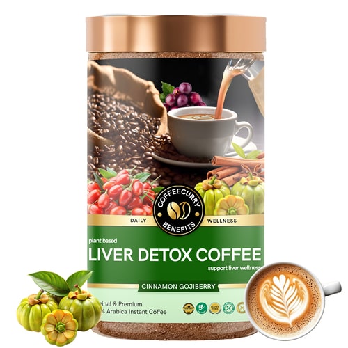 Liver Detox Coffee – Best Coffee for Fatty Liver, Liver Health & Natural Detox for Liver Wellness & Colon Cleanse