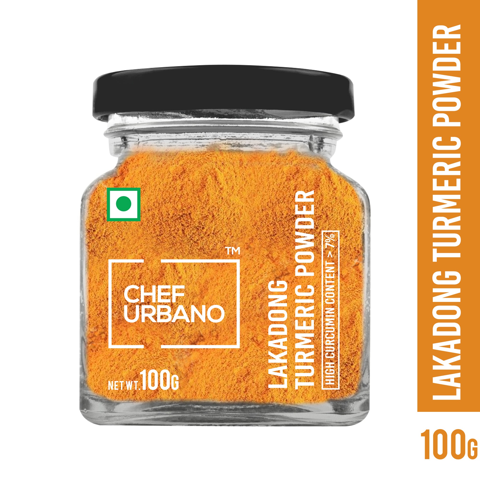 Chef Urbano Lakadong Turmeric Powder - 100 gms - Veeha Foods