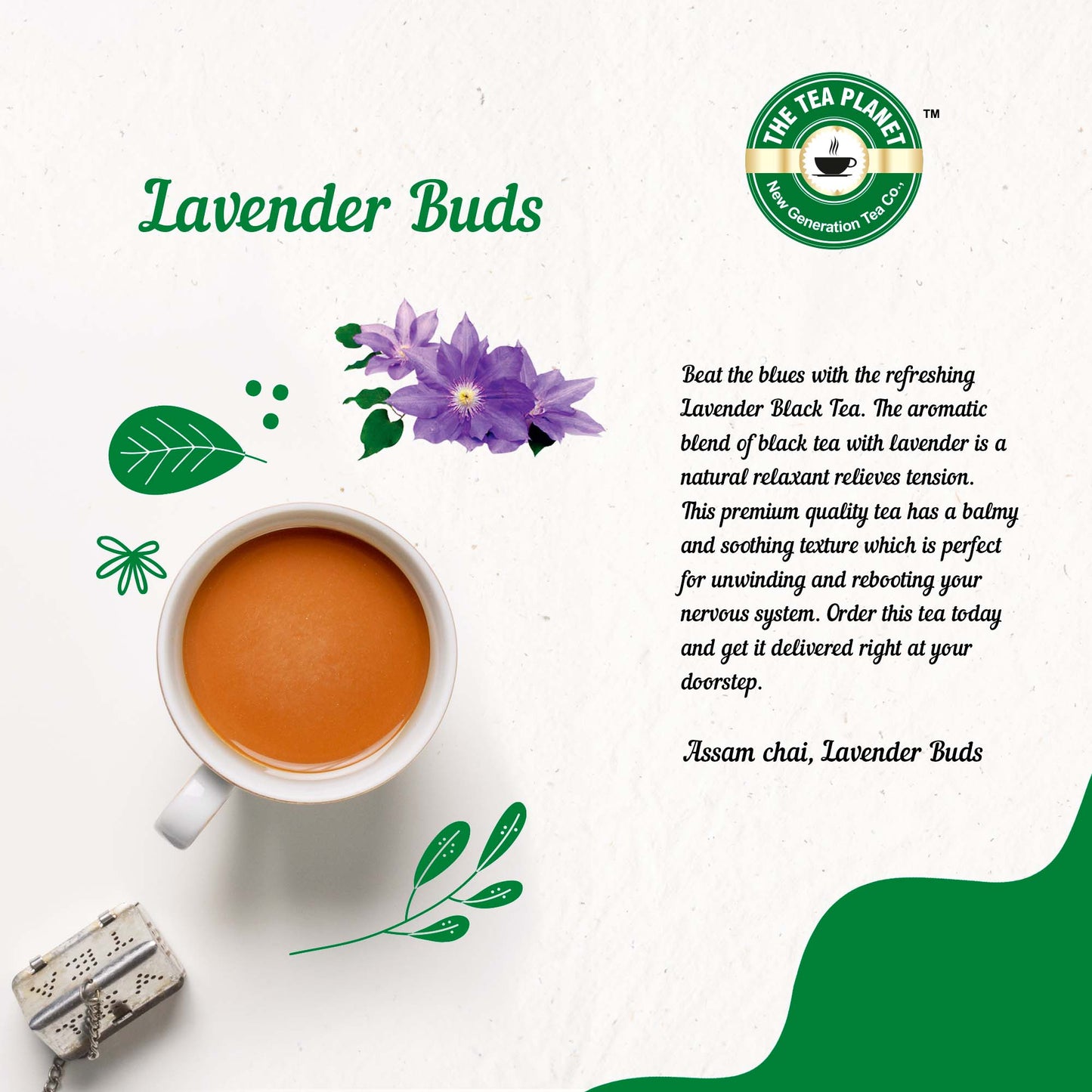 Lavender Black CTC Tea