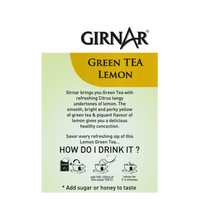 Girnar Green Tea Bags - Lemon