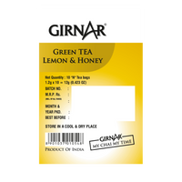 Girnar Green Tea Bags - Lemon & Honey