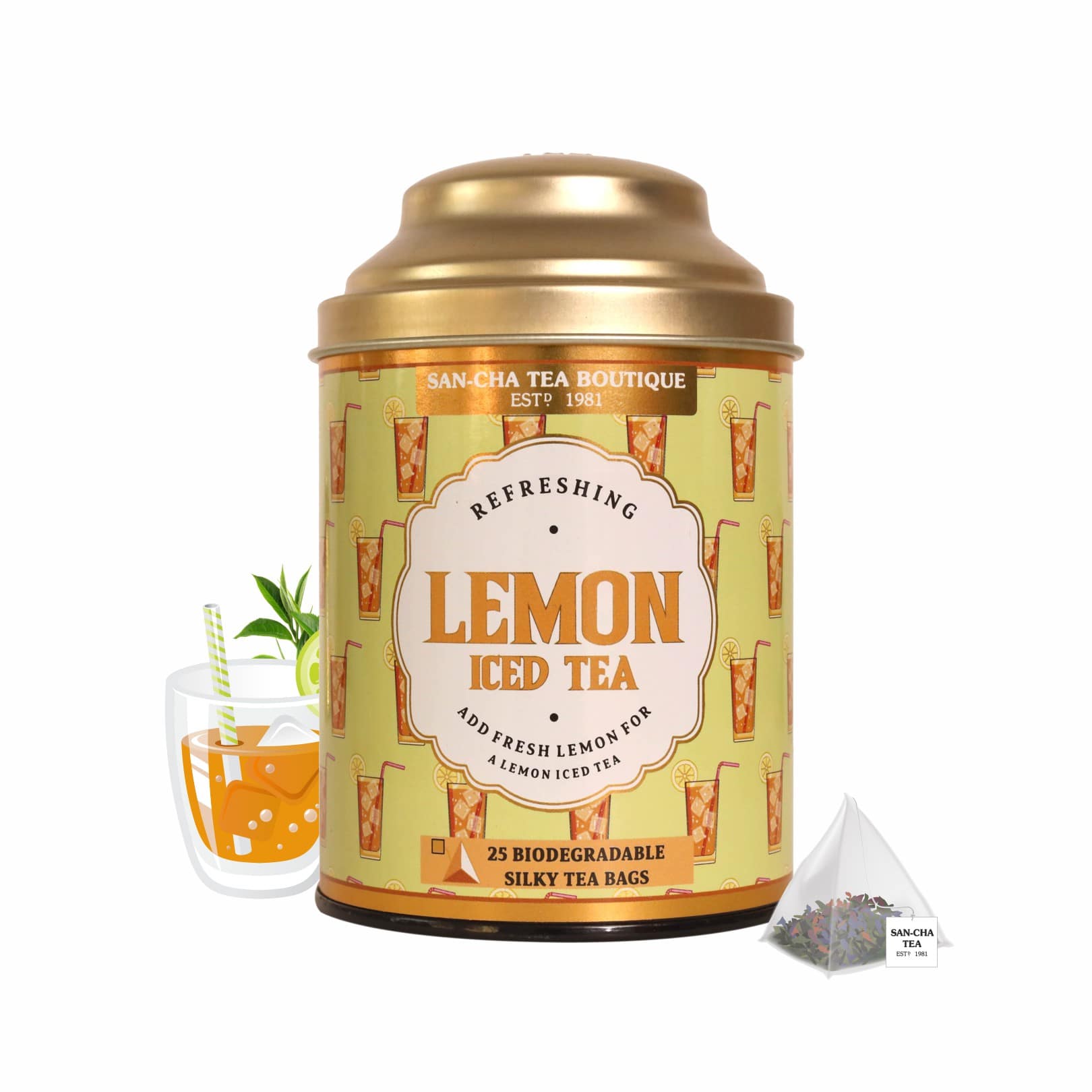 Sancha Tea Sancha Tea Lemon Iced Tea - Veeha Foods