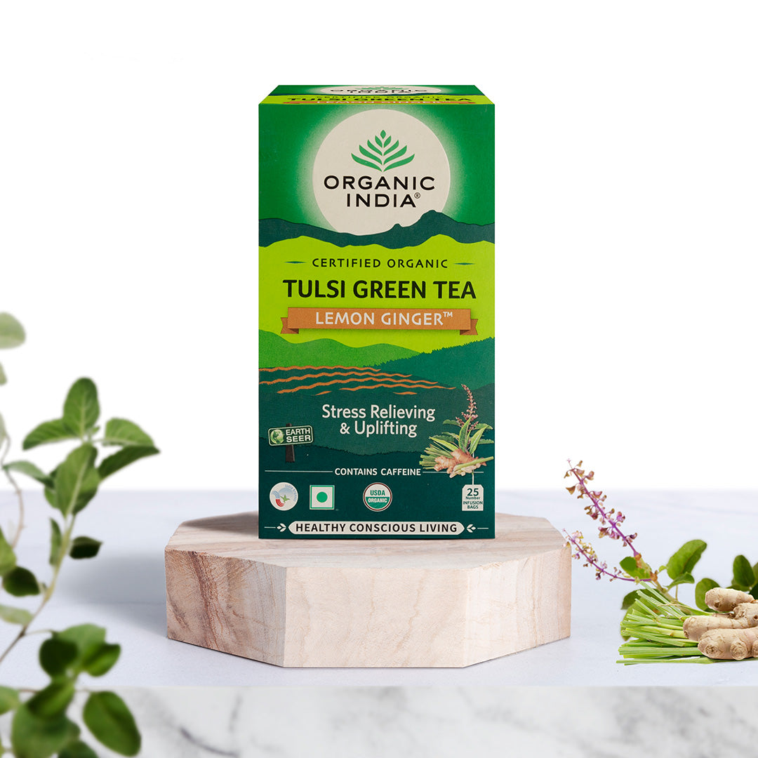 Tulsi Green Tea Lemon Ginger 25 IB