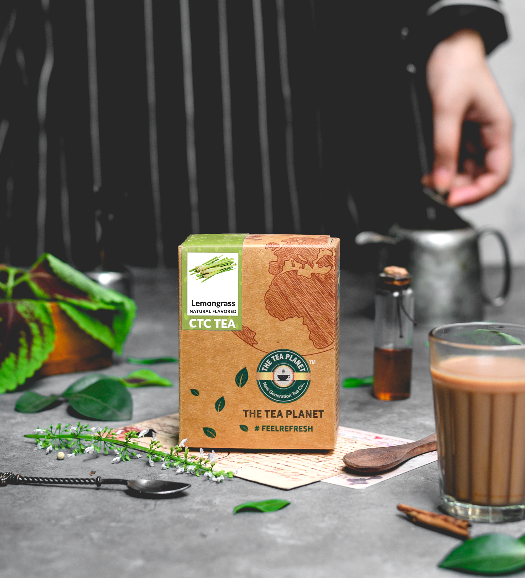Lemongrass Flavored CTC Tea