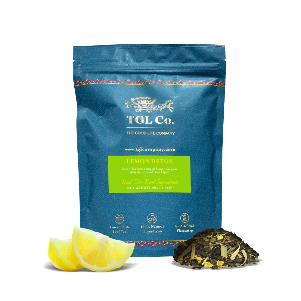 Lemon Detox Green Tea Bags / Loose Tea Leaf