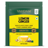 Vahdam Lemon Ginger Green Tea - 50 Count