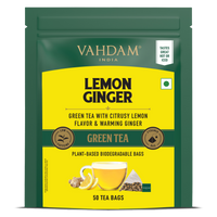 Lemon Ginger Green Tea, 50 Count