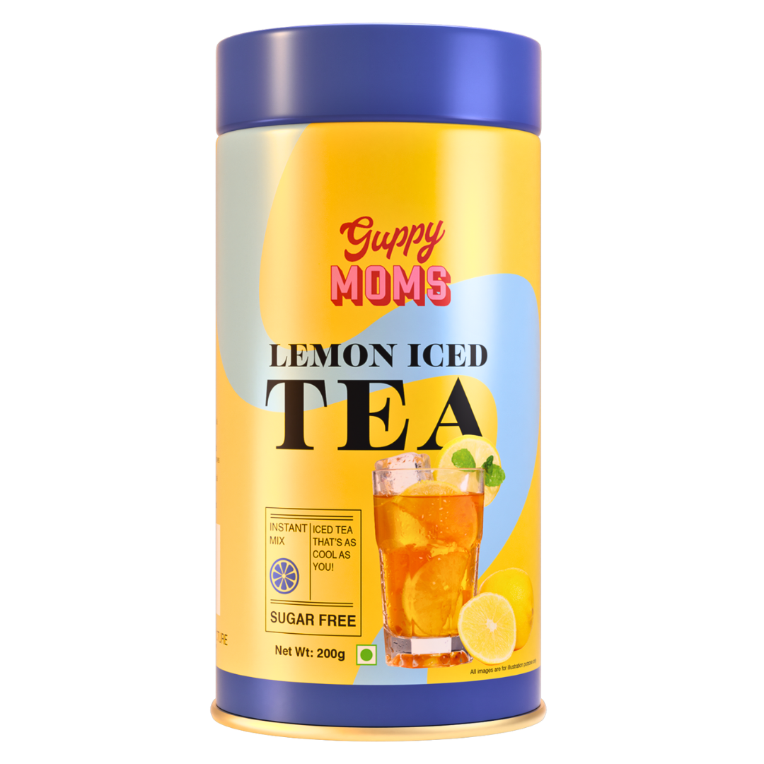 Zesty Lemon Iced Tea (Sugar-Free) | Refreshingly Tangy, Guilt-Free Hydration | 200g