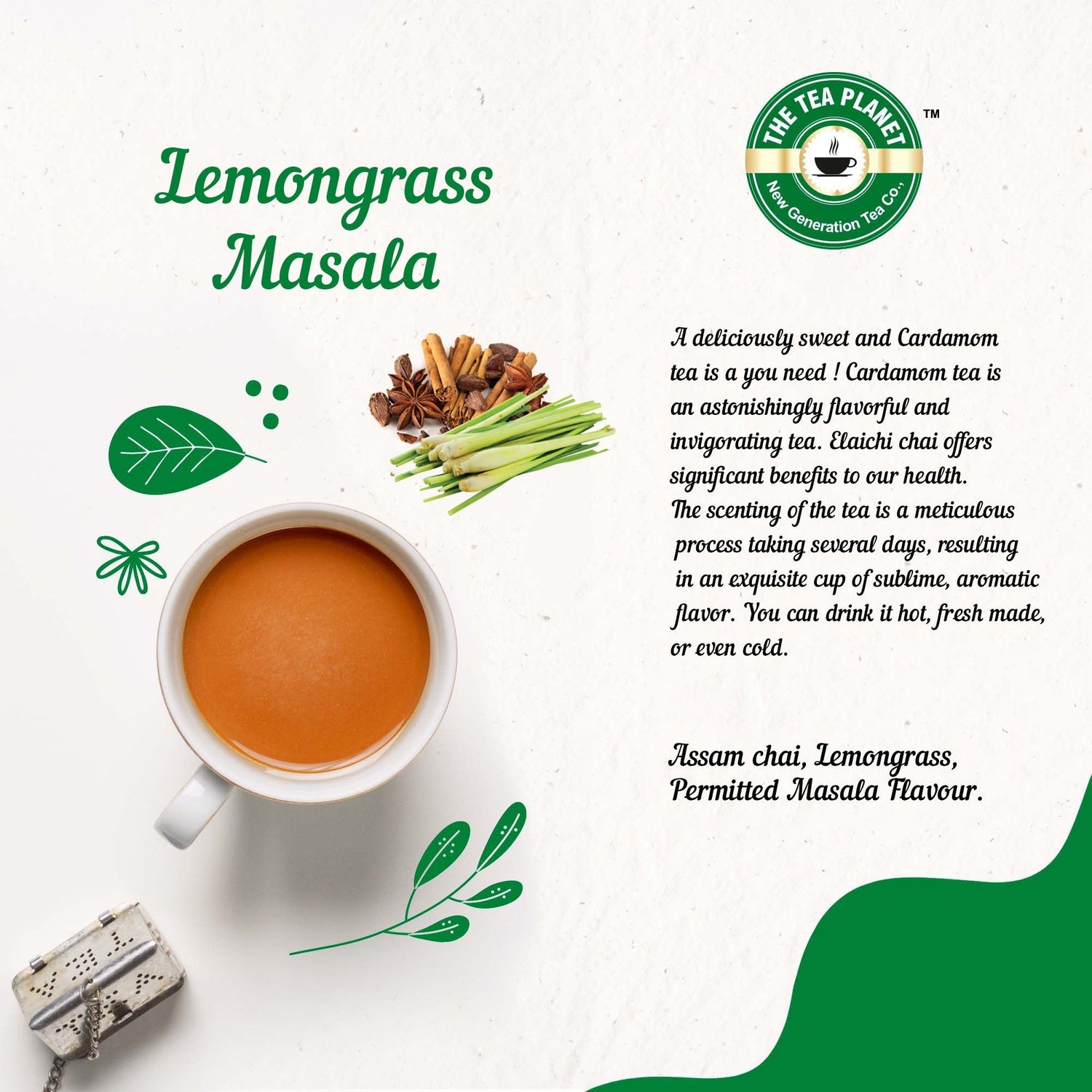 Lemongrass Masala Chai CTC Tea