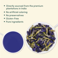 Butterfly Pea Flower Herbal Tea Tisane, 50 g