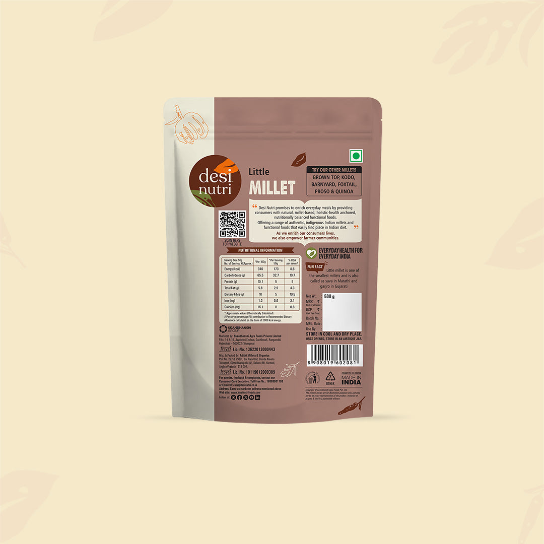 Little Millet (Samalu | Kutki | Saamai) - 500g