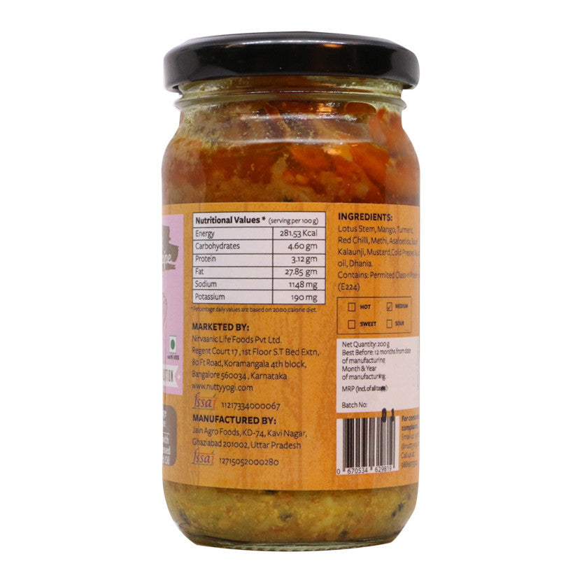 Nutty Yogi Lotus Stem Pickle 200g