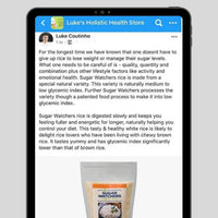 Low-GI Rice, Diabetic Friendly, US FDA Registered