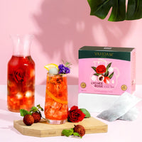 Lychee Rose Iced Tea | 15 Pitcher Tea Bags