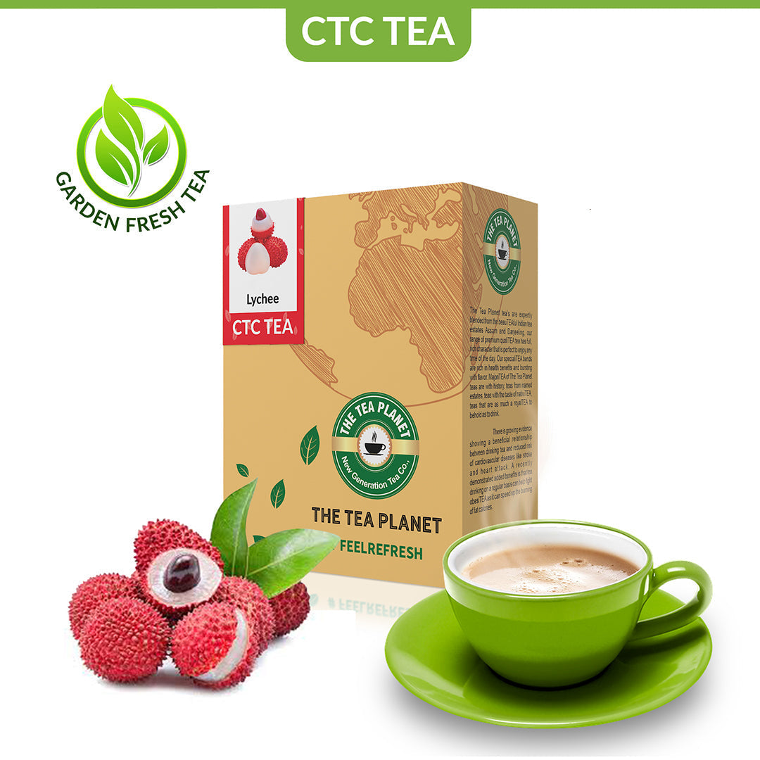 Lychee Flavored CTC Tea