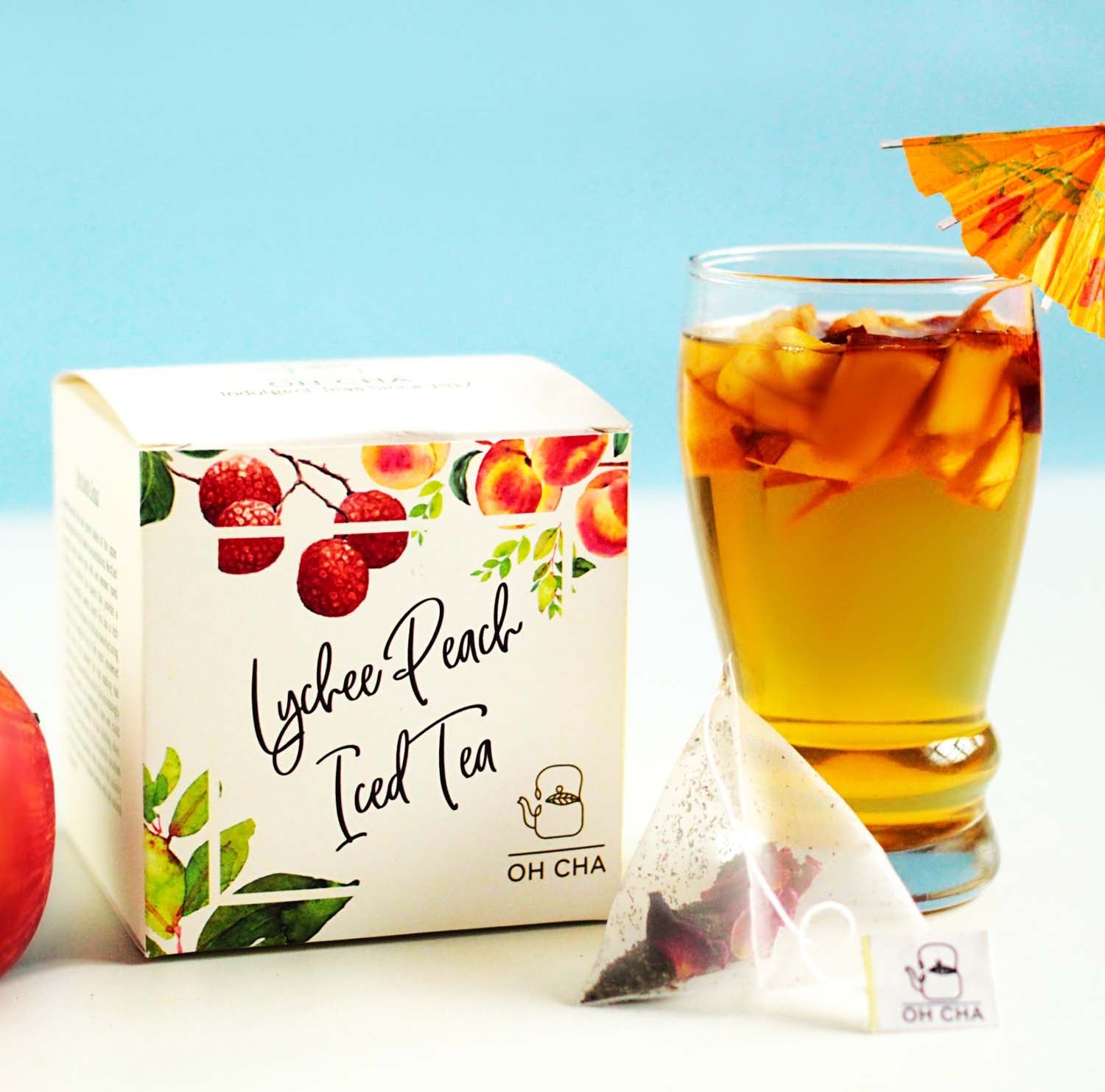 Peach Lychee Iced Tea