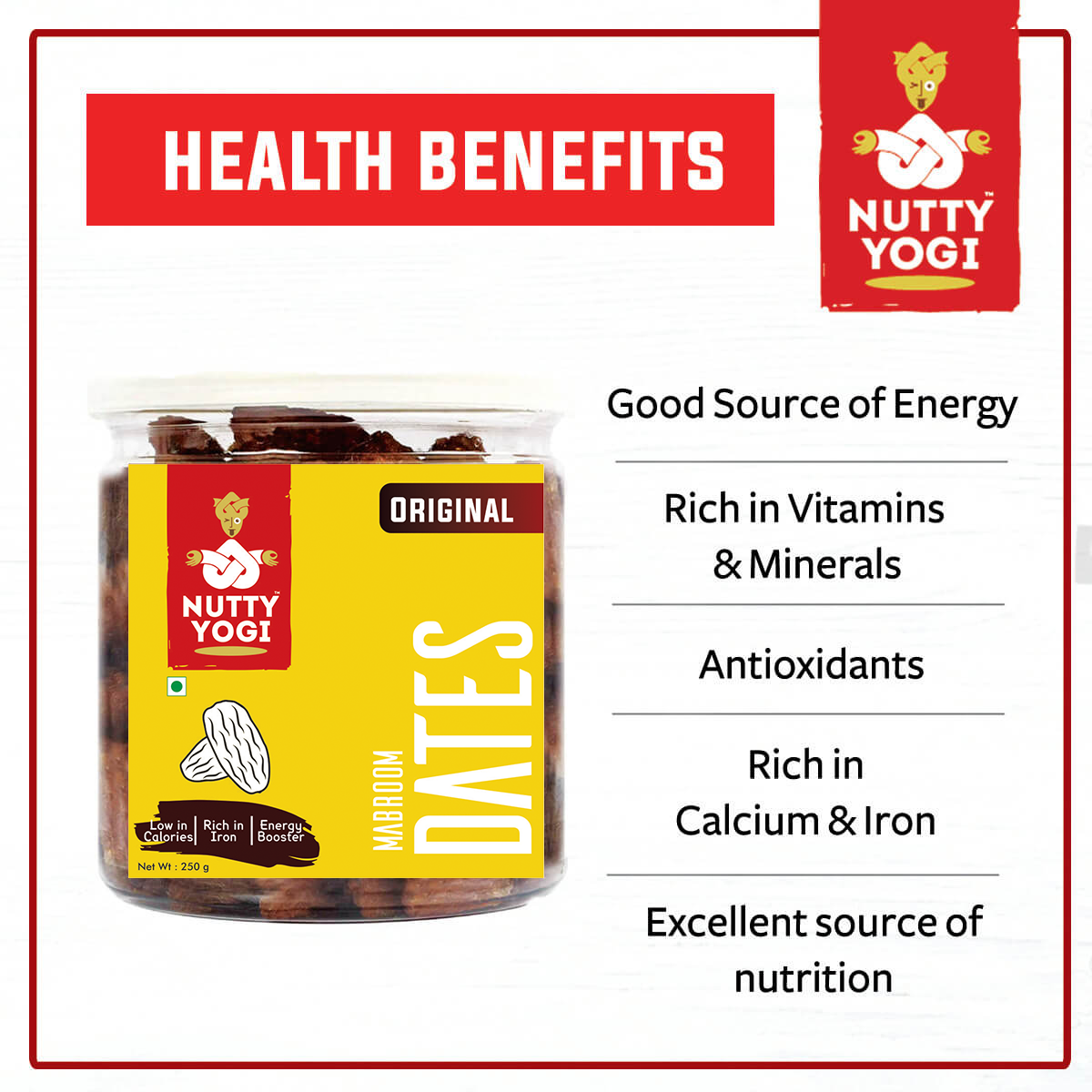 Nutty Yogi Original Mabroom Dates