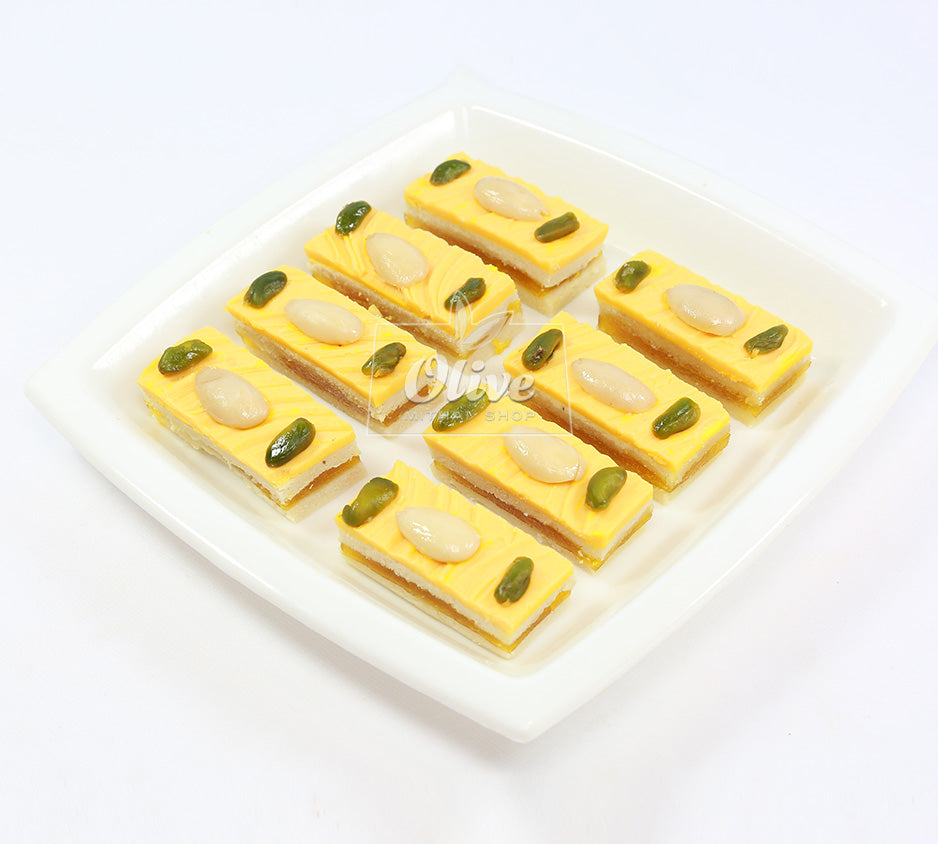 Olive Mithai Shop Mango Badam Burfi