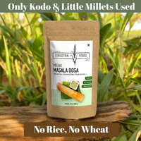 Multi Millet Masala Dosa - Healthy Ready to Cook Dosa Batter Breakfast Premix - No Rice, No Wheat, Only Millets