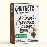 Mushroom & Black Garlic Chutney | Chettinad Style | Medium Spicy | Serves 4 to 5 | 30% Off