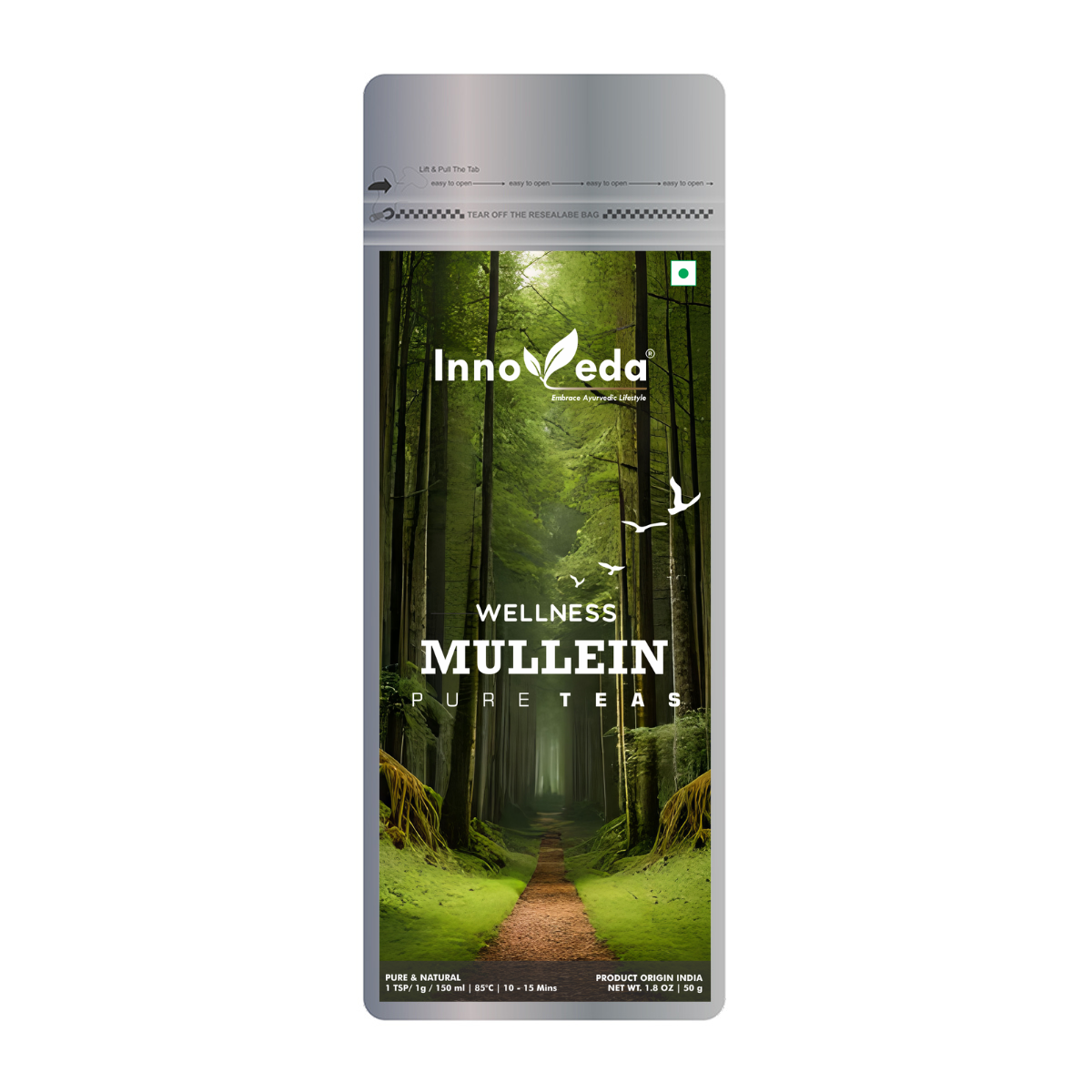 Innoveda Mullein Pure Leaf Tea - 50 gms - Veeha Foods