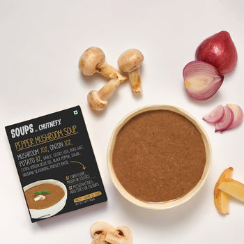 Pepper Mushroom Soup | 10X More Veggies | Serves 4 | Zip-Lock Pack