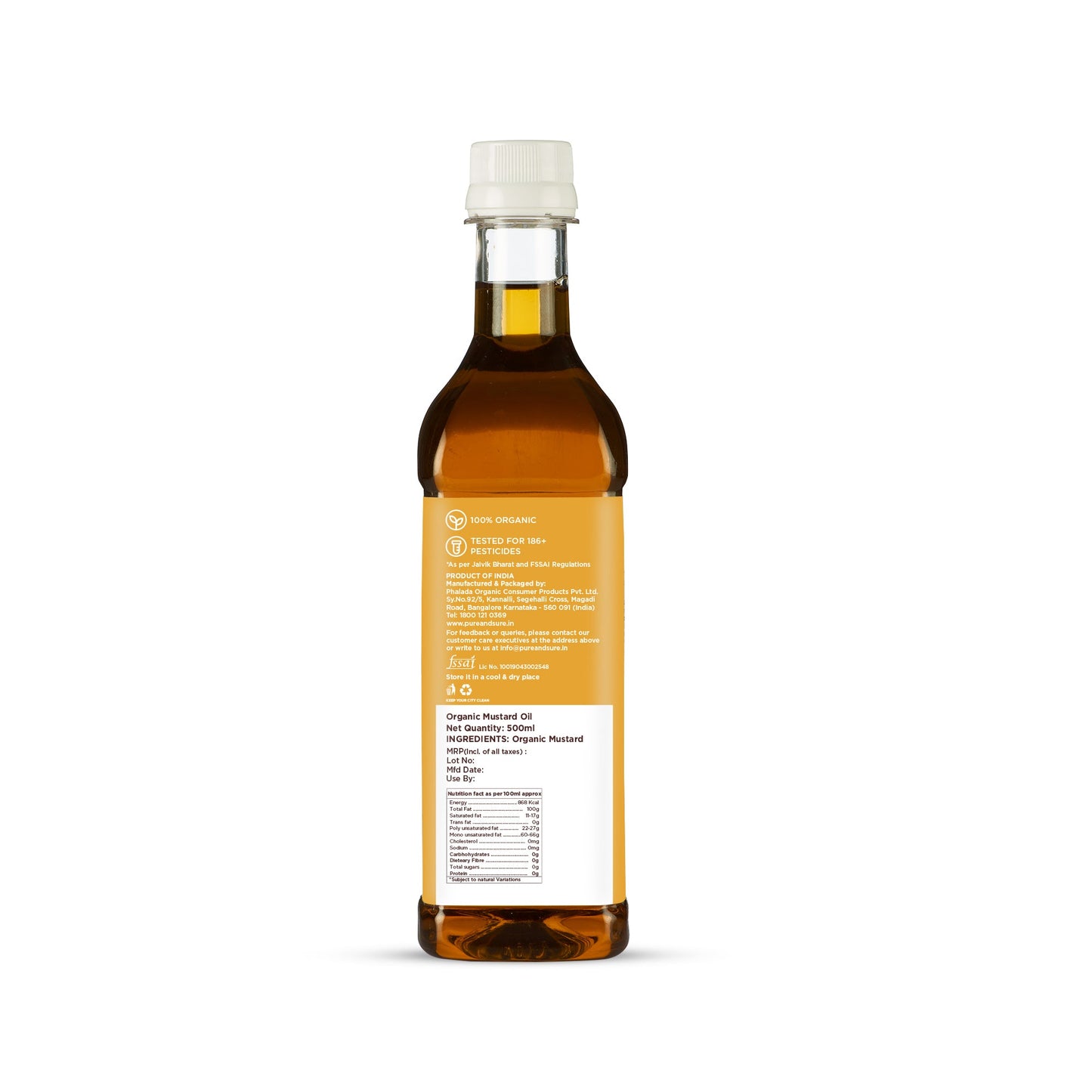 Organic Mustard Oil-500ml