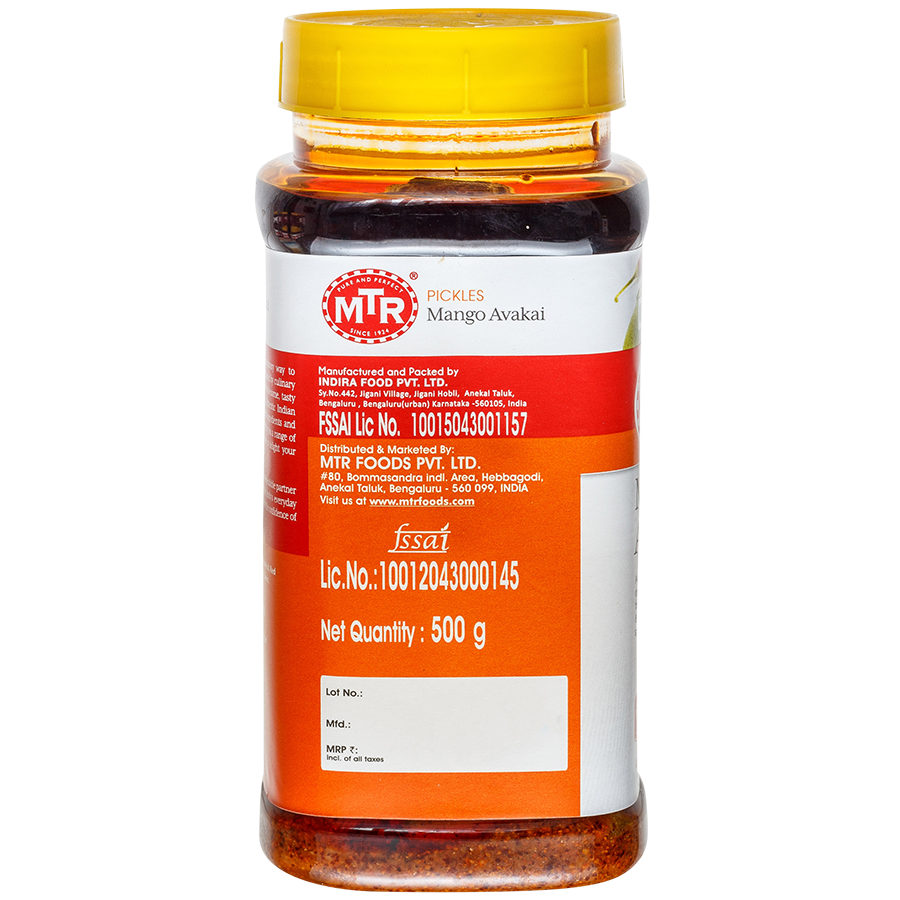 MTR Mango Avakai Pickle 500 g