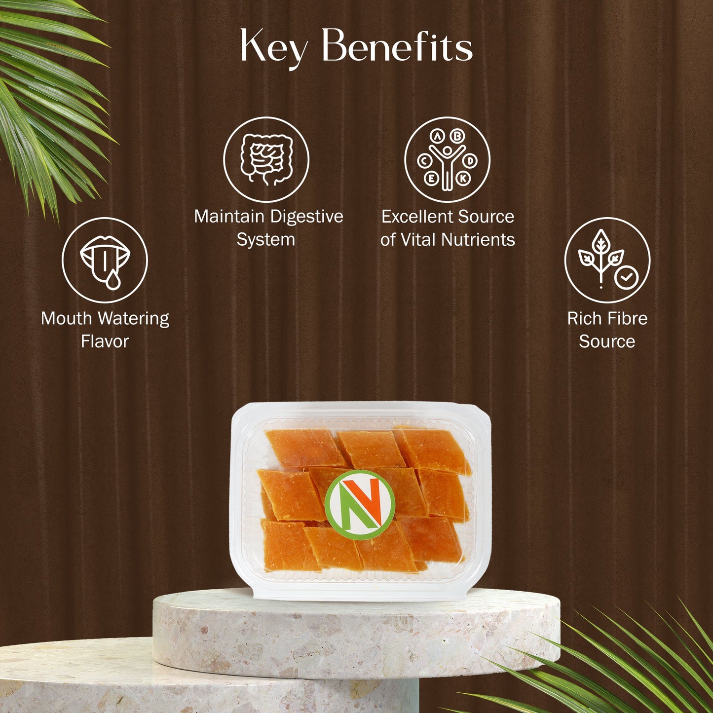 NatureVit Mango Katli (Khatta Meetha Aam Papad)