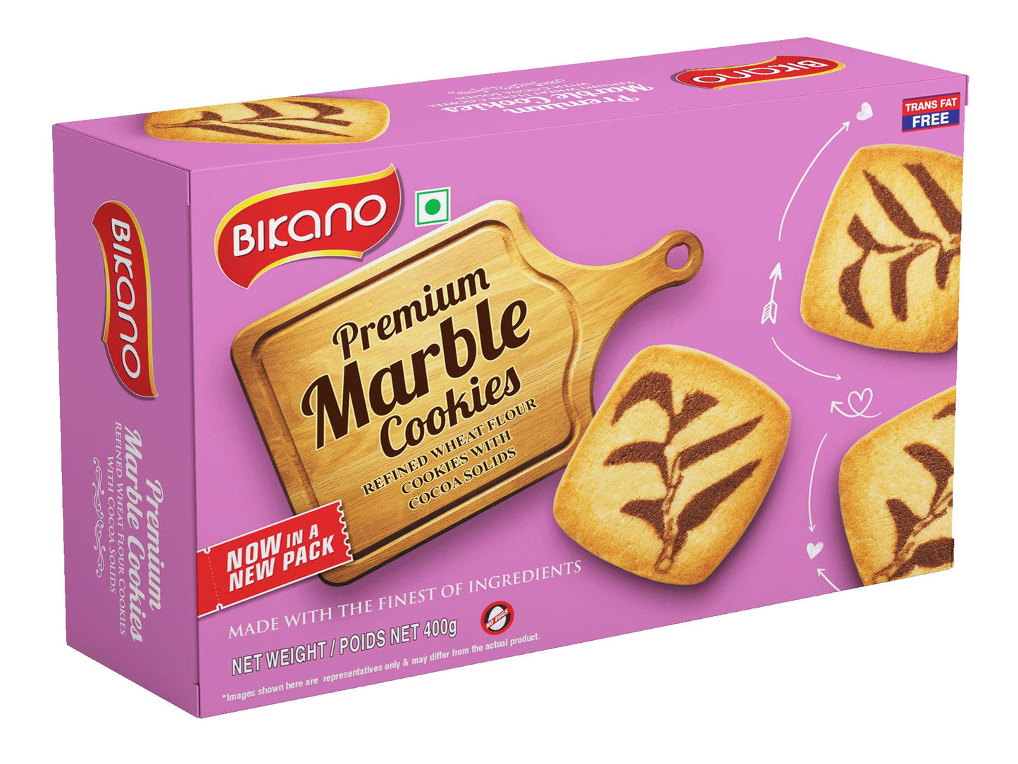 Bikanerwala Bikano Premium Cookies Marble- 400 gms