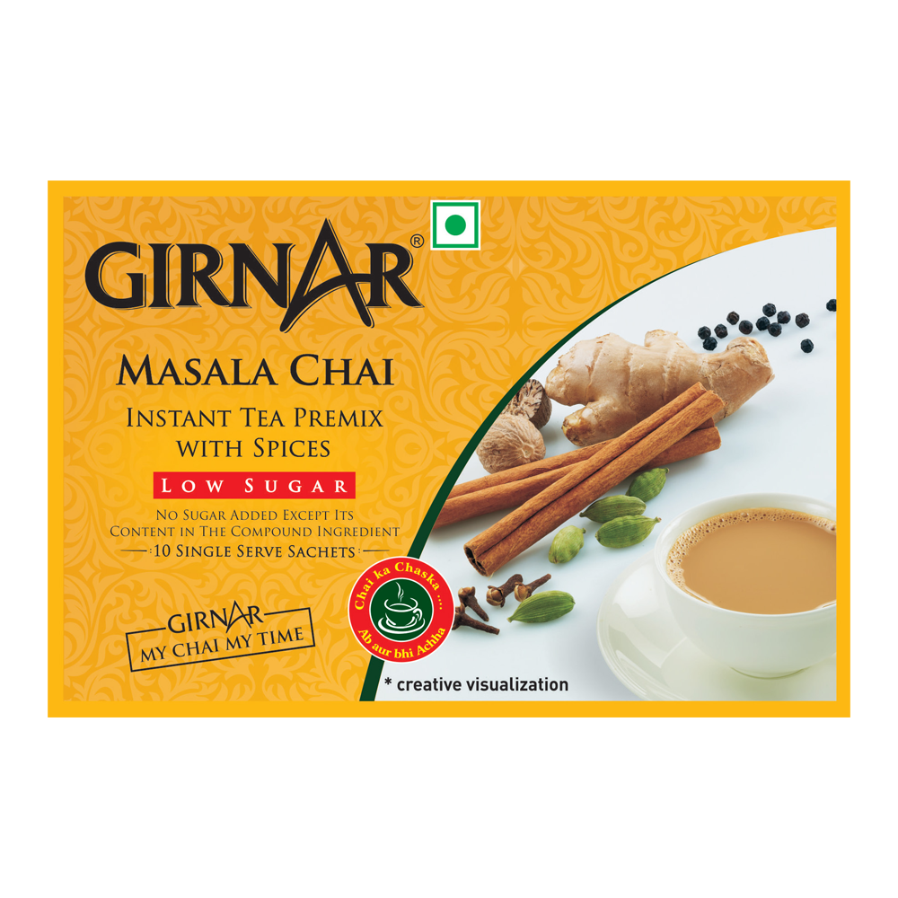 Girnar Instant Tea Premix With Masala (Low Sugar)