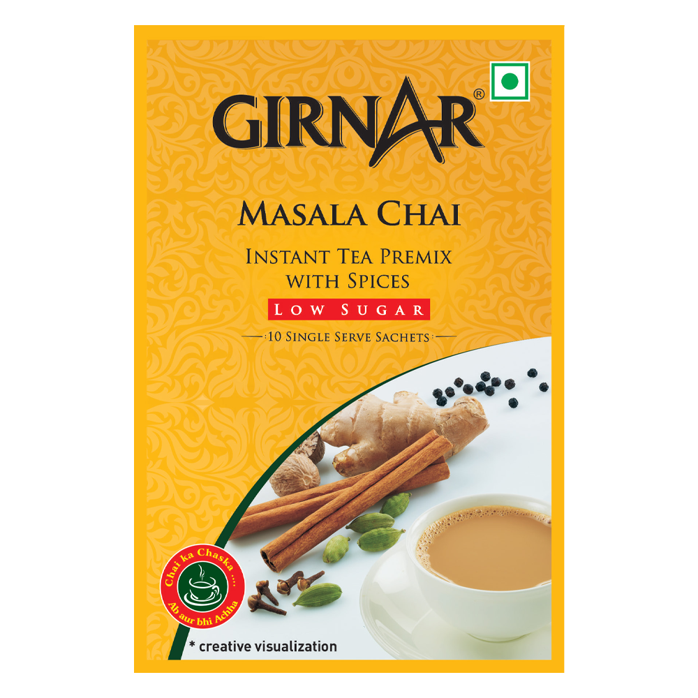 Girnar Instant Tea Premix With Masala (Low Sugar)