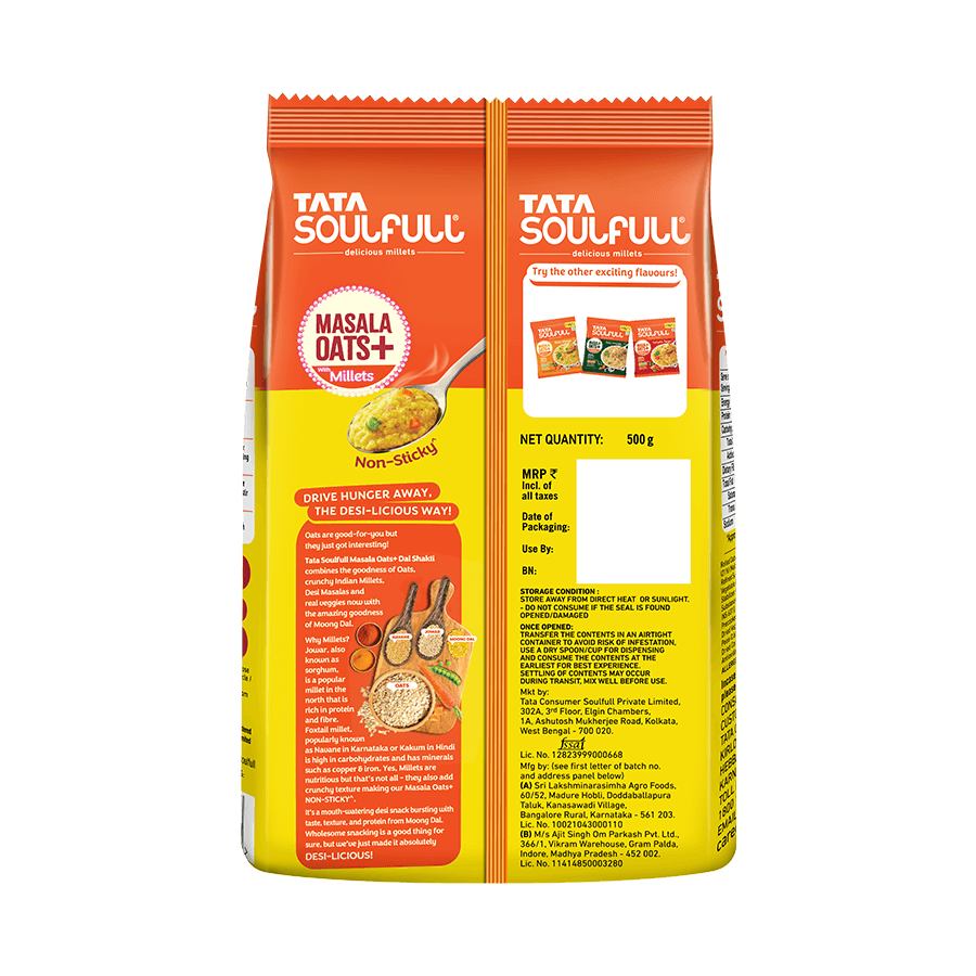 Masala Oats+ Dal Shakti - Masala | 500g