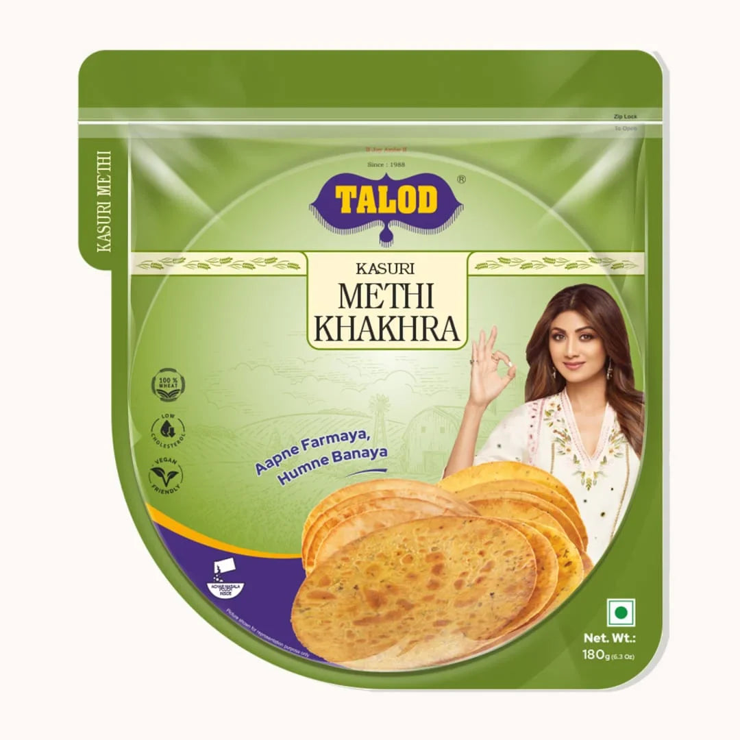 Kasuri Methi Khakhra – Healthy & Tasty, 180g