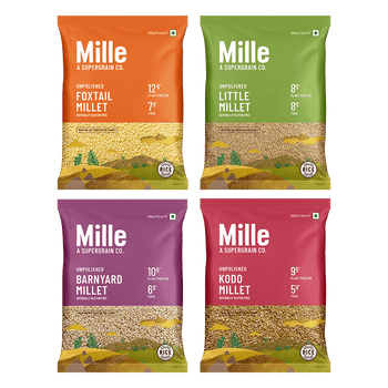 Mille All Grains Combo (Rice Substitute) - Pack of 4