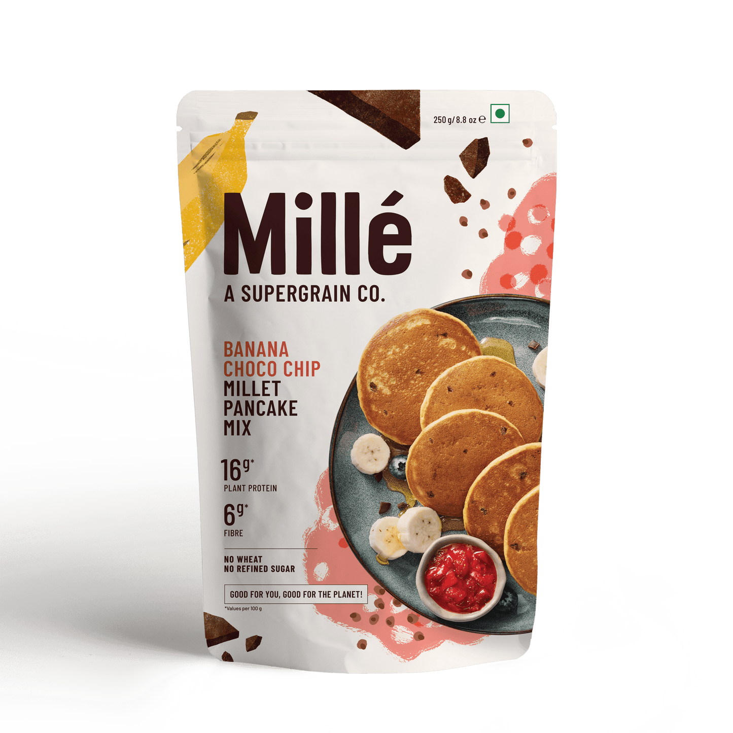 Mille : Banana Choco Chip Pancake Mix