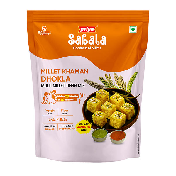 Millet Khaman Dhokla