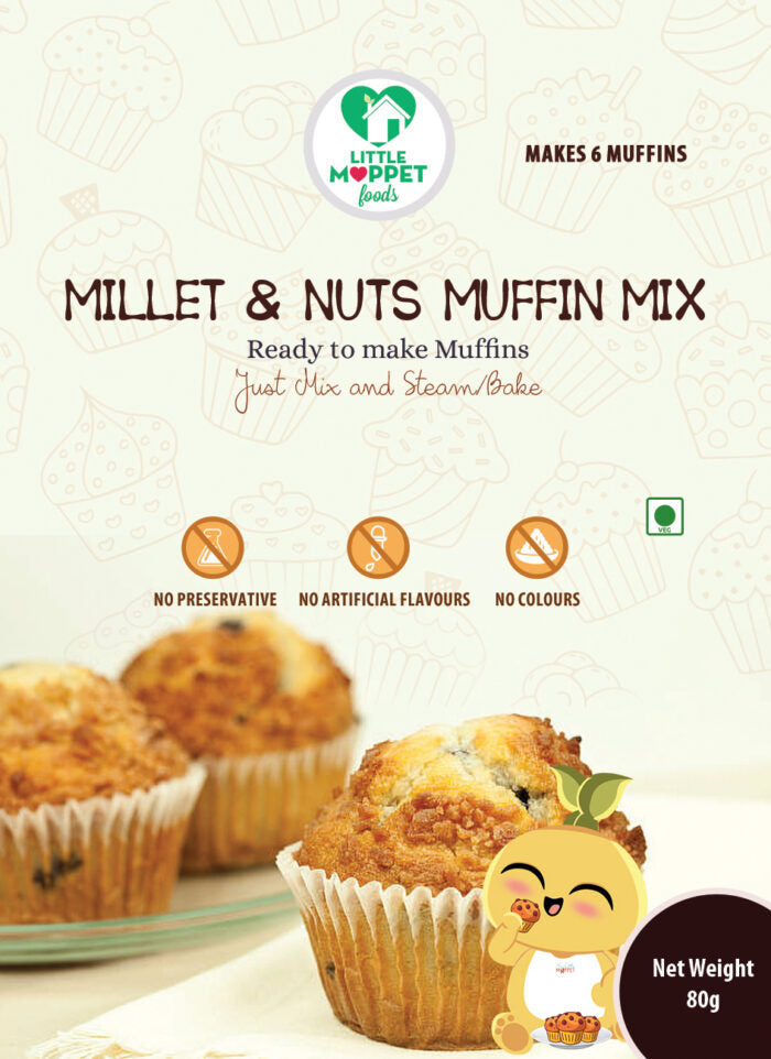 MILLET AND NUTS MUFFINS MIX – TRIAL PACK